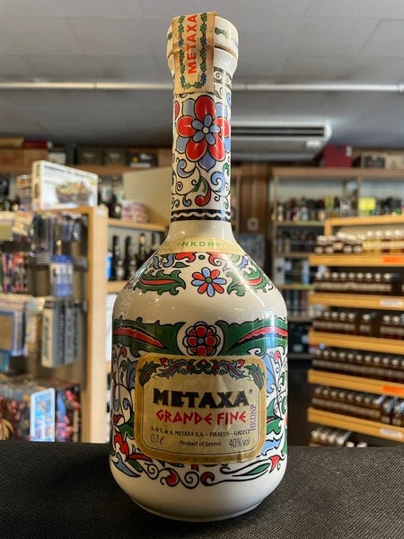 700ml(1345g〜) 40% メタクサ グランドファイン 40年 80's 陶器 旧