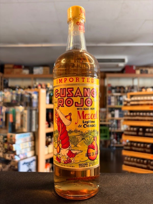 750ml 40% メキシコ グサーノロホ ワーム入 旧ラベル メスカル KJ3789