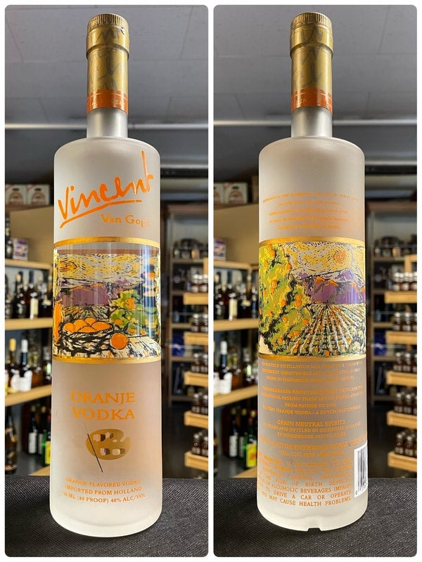 750ml 43% オランダ フィンセントファンゴッホ オレンジ ウォッカ 旧