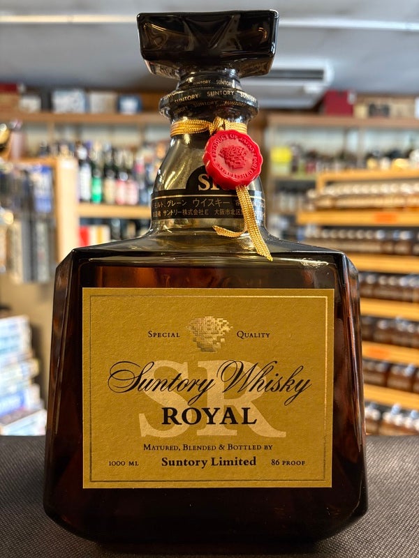 サントリーローヤル クイーンサイズ1000m入り未開封ボトル古酒