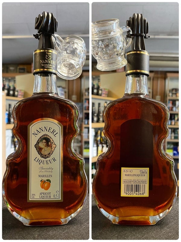 500ml 20% オーストリア ナンネル アプリコット リキュール バイオリン