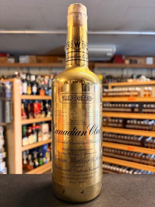 760ml 43%(1180g) カナディアンクラブ 6年 特級 ゴールドボトル [1969