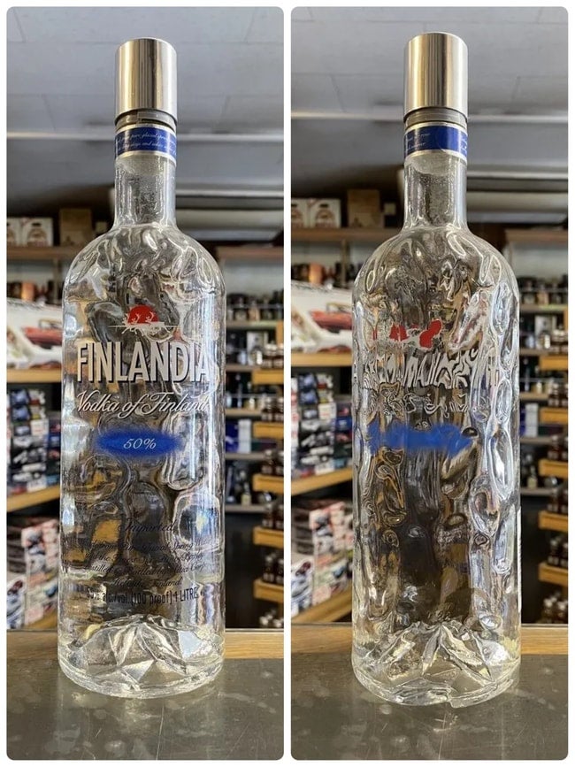 1000ml 50% フィンランド フィンランディア ウォッカ 旧ラベル KJ2198