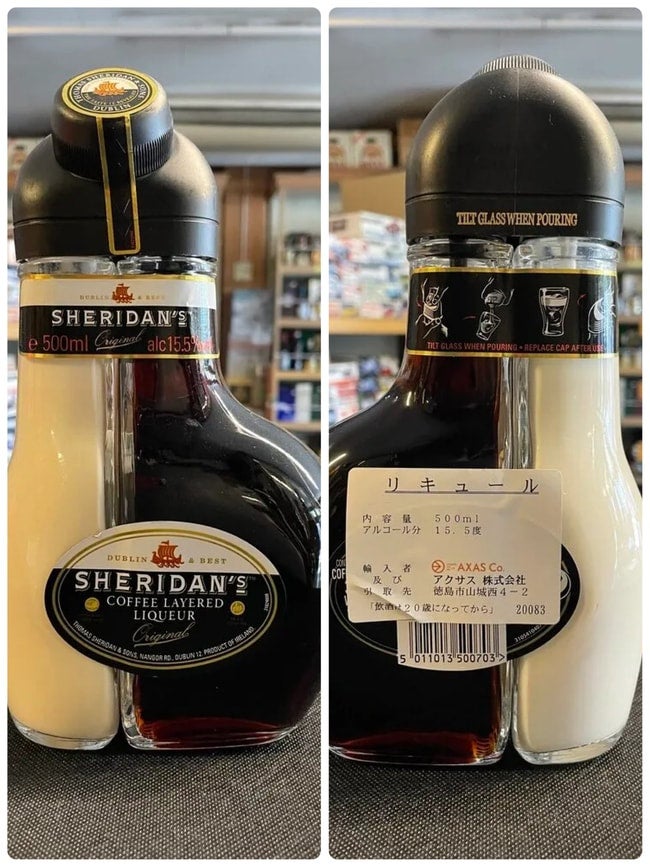 500ml 15.5% アイルランド シェリダンス ダブルリキュール コーヒー