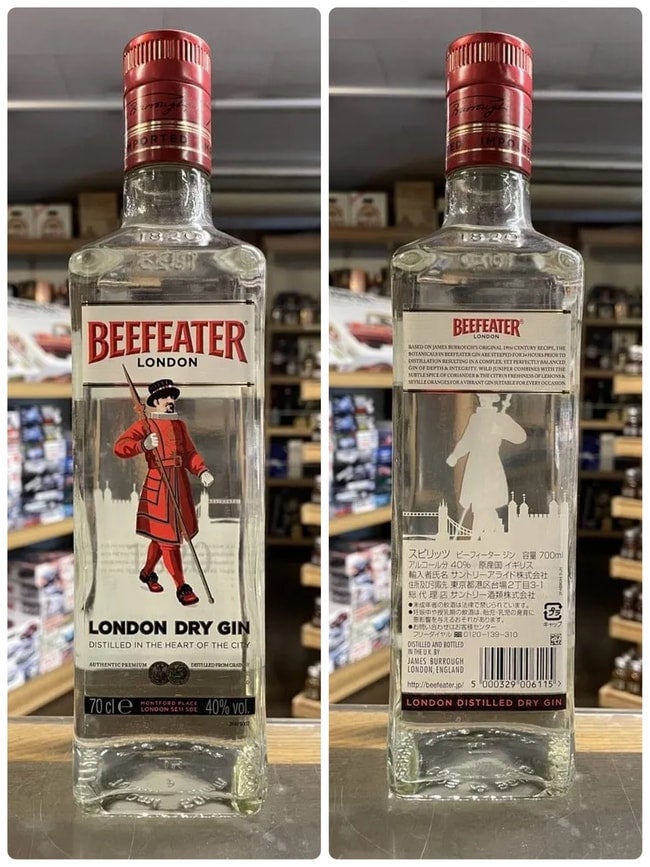 ☆レア☆BEEFEATER DRY GIN 旧ラベル 古酒 760ml ◇BEEFEATER◇DRY GIN◇ビーフィーター◇ドライジン◇旧ラベル